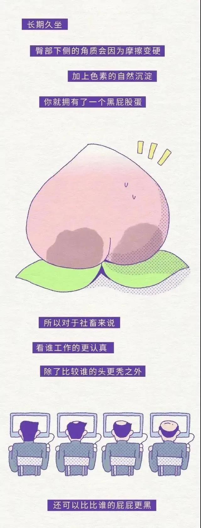 女生“屁屁”后面，为什么有黑印子？漫画解析，女人别羞于了解