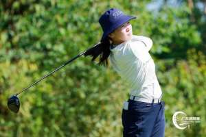 高尔夫女孩(16岁女孩张雅惠5杆领先2022广东巡回·大湾区公开赛 力压男子职业)