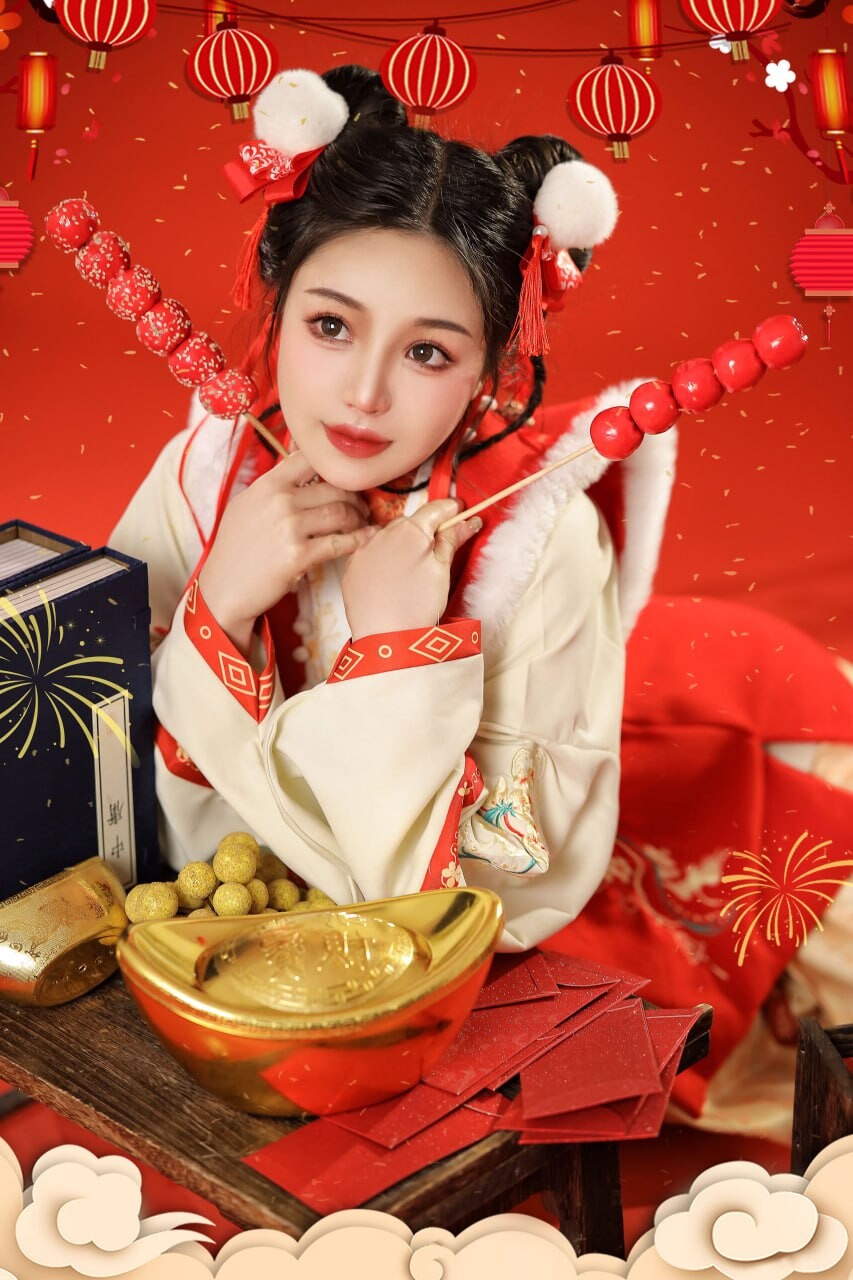 新年美女